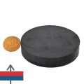 Феритен магнит диск 80 x 15 мм 4