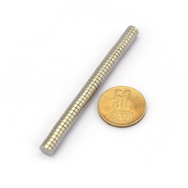 Неодимов магнит диск 7 x 2 мм комплект