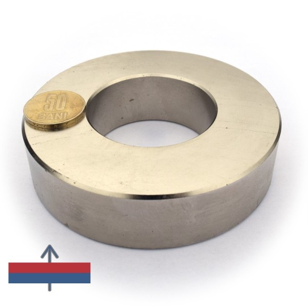 Неодимов магнит пръстен 100 x 50 x 25 мм с намагнитване