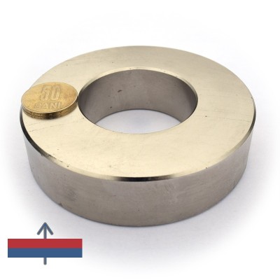 Magnet neodim inel 100 x 50 x 25 cu magnetizare