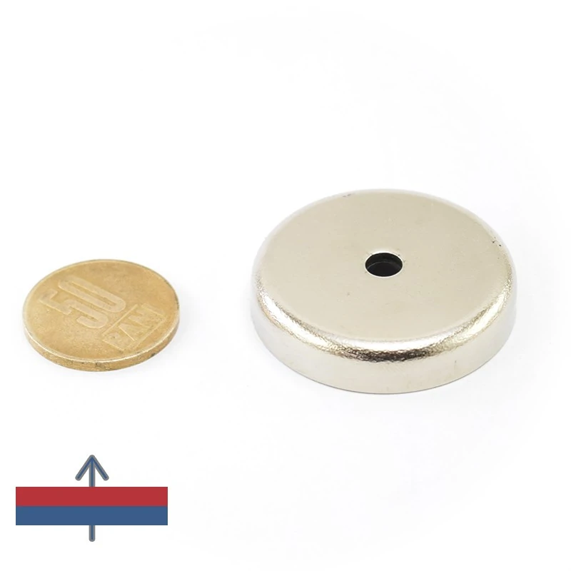 Magnet ferita oala D 40 mm cu magnetizare
