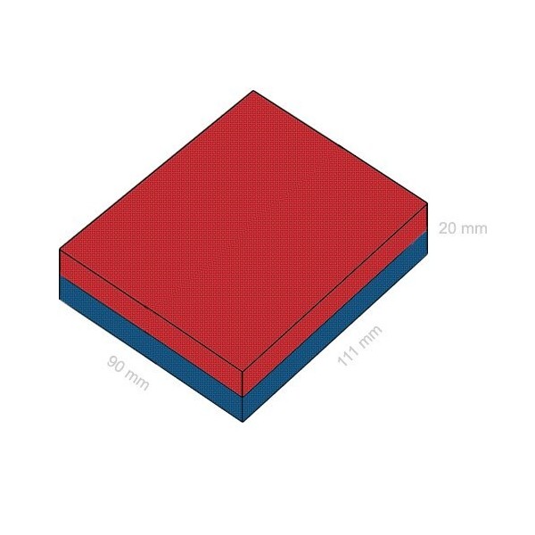Magnet neodim bloc 110 x 90 x 20 magnetizare