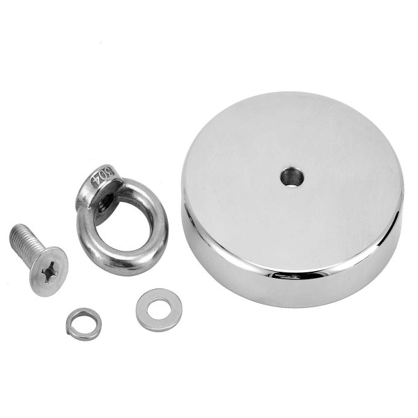 Magnet neodim oală D 136 mm - magnet fishing - demontat