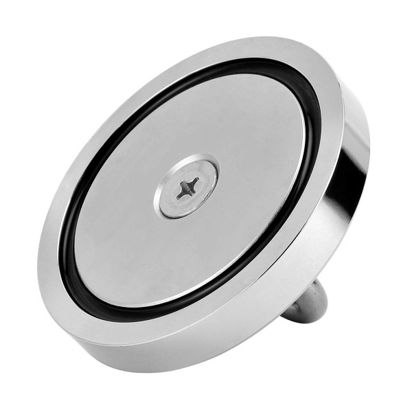 Magnet neodim oală D 136 mm - magnet fishing - verso