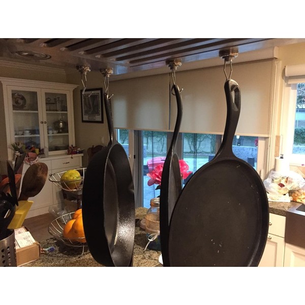 Неодимов магнит тенджера Ø25 мм с въртяща се кука / закачалка - приложения в кухнята