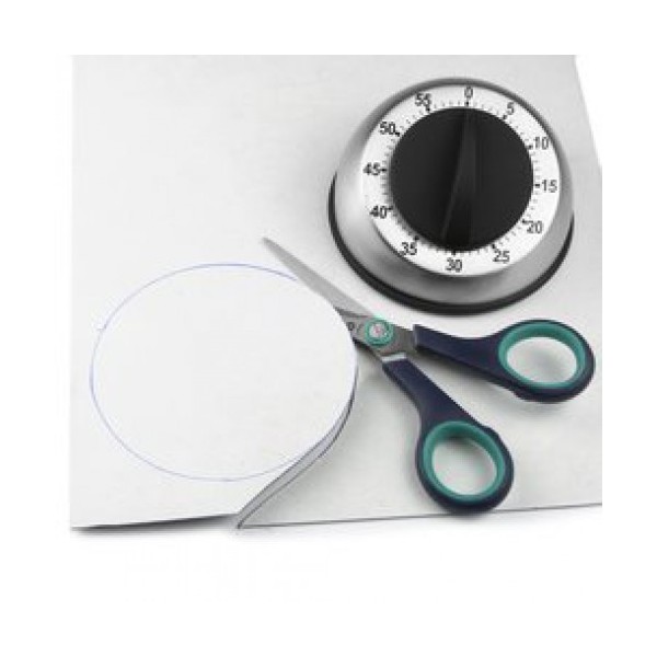 Folie magnetică autoadezivă A4 grosime 0,4 mm - tăiere cu foarfeca