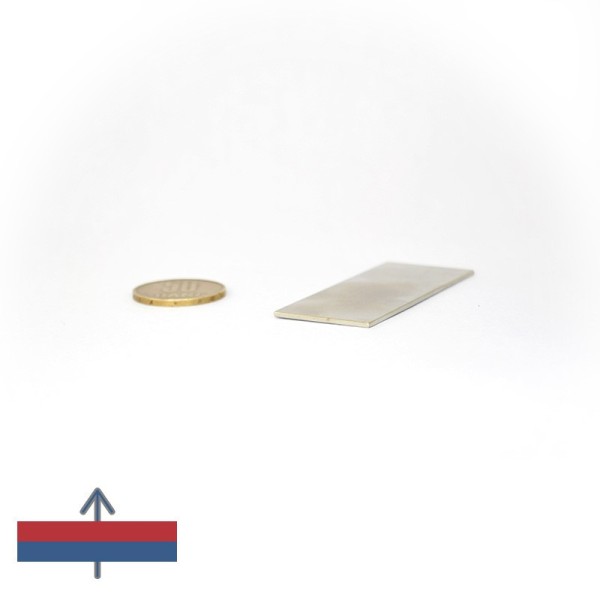 Magnet neodim bloc 64 x 25 x 1,3 mm 50 bani