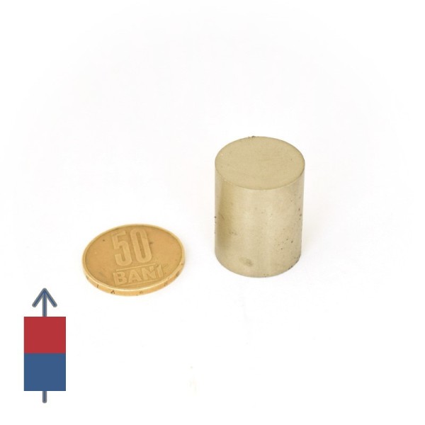 Magnet SmCo cilindru 20 x 25 mm 50 bani magnetizare