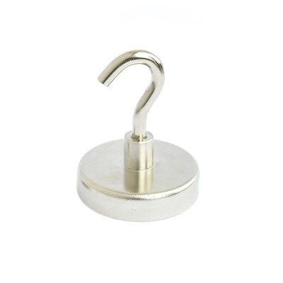 Magnet ferită oală D 63 mm cu cârlig