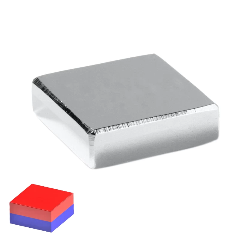 Magnet neodim bloc 30 x 30 x 10 mm cu magnetizare