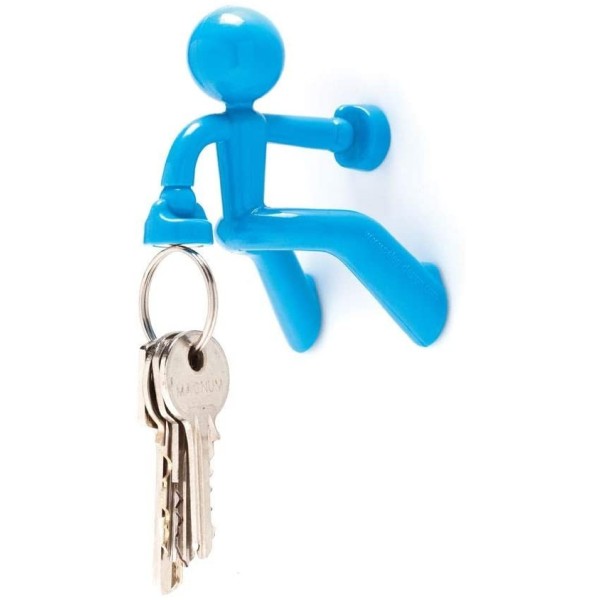 Магнитна поставка за ключове с четири неодимови магнита, зелена