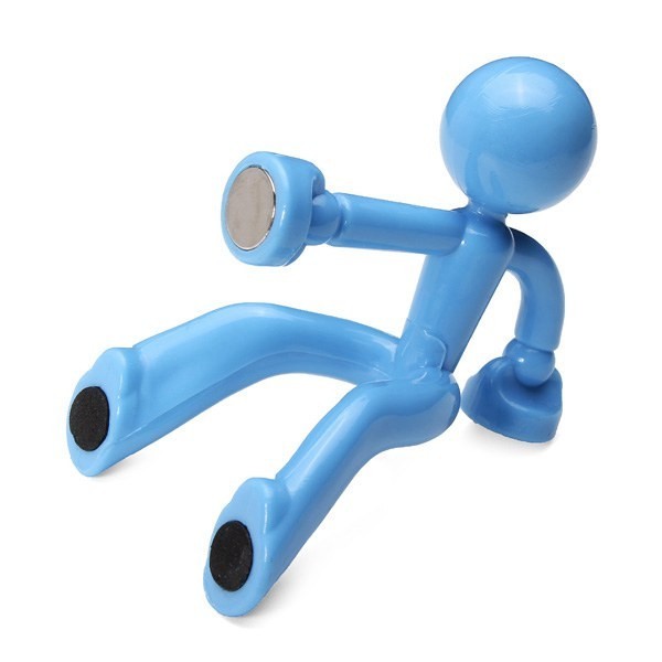 Магнитна поставка за ключове с четири неодимови магнита, синя