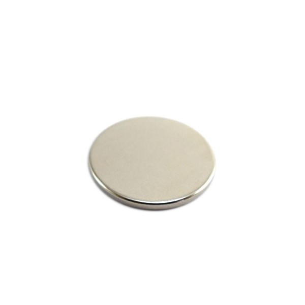 Неодимов магнит диск 25 x 2 мм