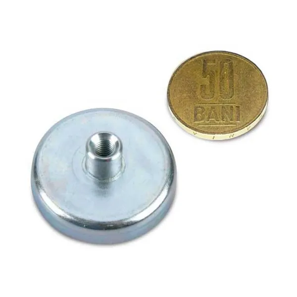 Magnet ferita oala D32 mm cu filet exterior ingropat 1 Magnet ferita oala D32 mm cu filet exterior ingropat 1