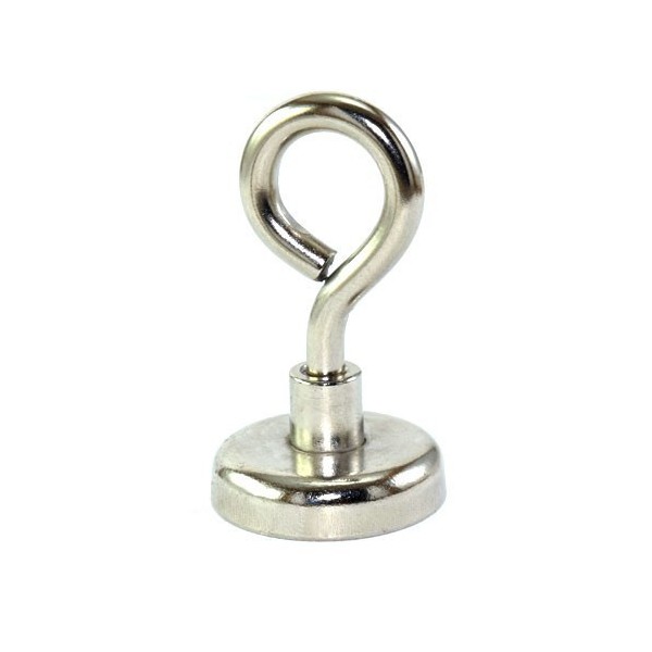 Неодимов магнит тенджера Ø32 мм с пръстеновидна кука