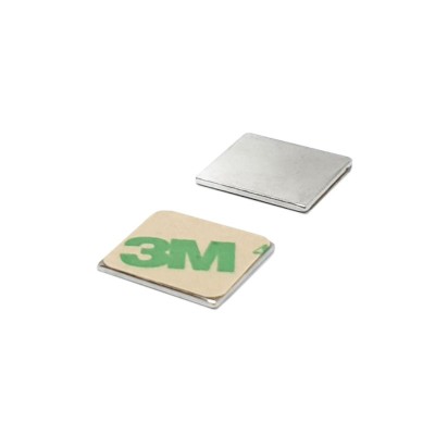 Magnet neodim bloc 15 x 15 x 1 mm autoadeziv