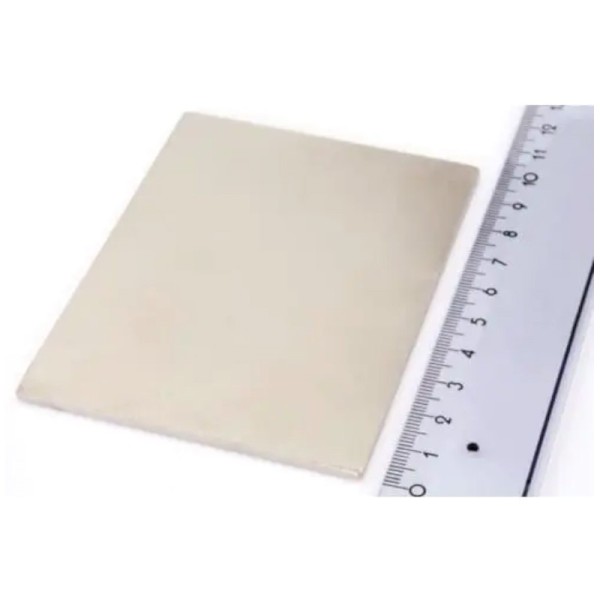 Magnet neodim bloc 100 x 75 x 3 mm cu rigla