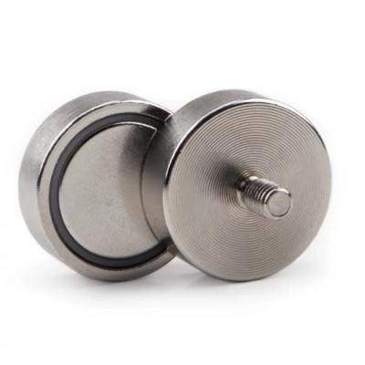 Magnet puternic neodim oală D 25 mm filet exterior
