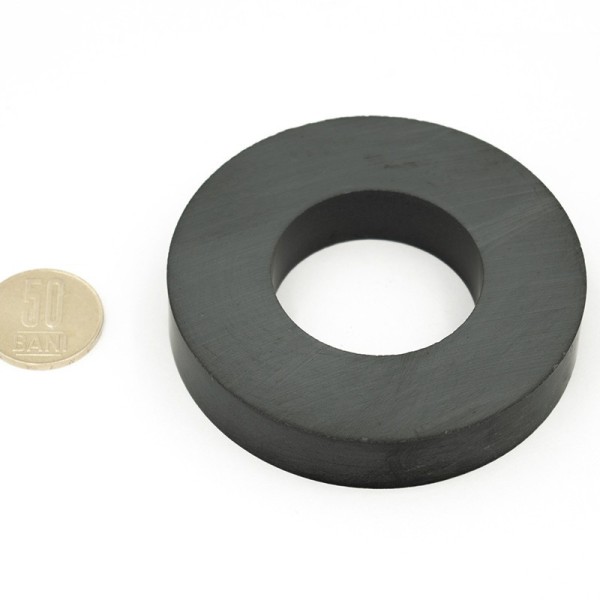 Magnet ferită inel 80 x 40 x 15 mm 50 bani