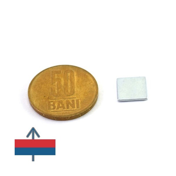Magnet neodim bloc 10x10x1 mm 8