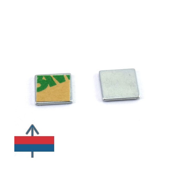 Неодимов магнит блок 10 x 10 x 1 мм 9