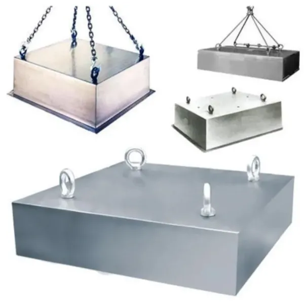 Separatoare magnetice suspendate pentru benzi transportoare 700 x 600 x 250 mm