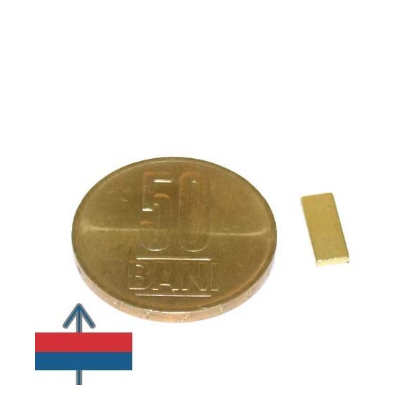 Неодимов магнит блок 10 x 4 x 0.1 мм 1