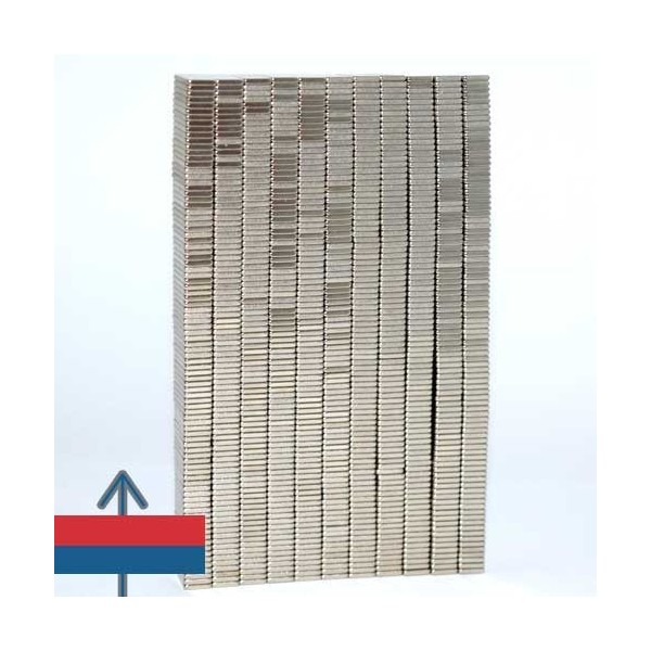 Неодимов магнит блок 10 x 5 x 0.1 мм 4