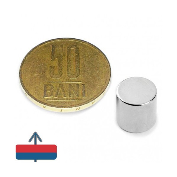 Неодимов магнит диск 10 x 10 мм 1