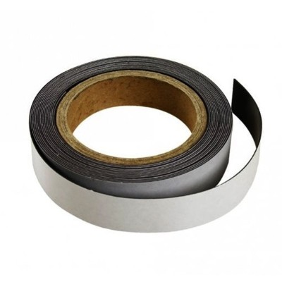 Bandă magnetică autoadezivă - lățime: 20 mm, grosime: 1,5 mm