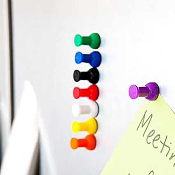 Неодимов магнитен пин D 10,8 x 14,5 mm габърче за пинборд push pins - за магнитна дъска