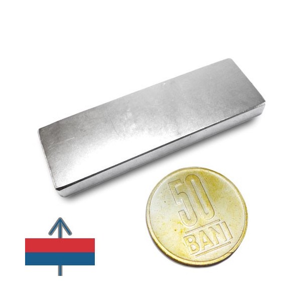 Неодимов магнит блок 60 x 20 x 05 мм 1