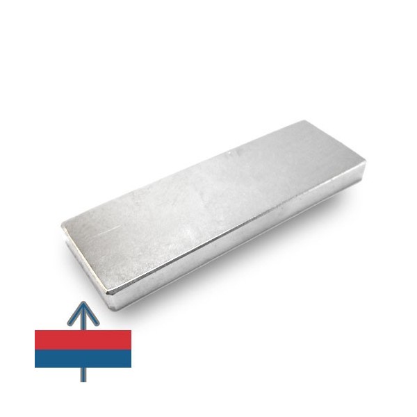 Неодимов магнит блок 60 x 20 x 05 мм 3