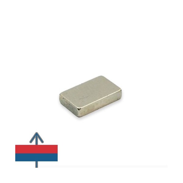 Неодимов магнит блок 10 x 6 x 0.2 мм 1