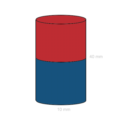 Magnet neodim cilindru 10 x 40 mm C