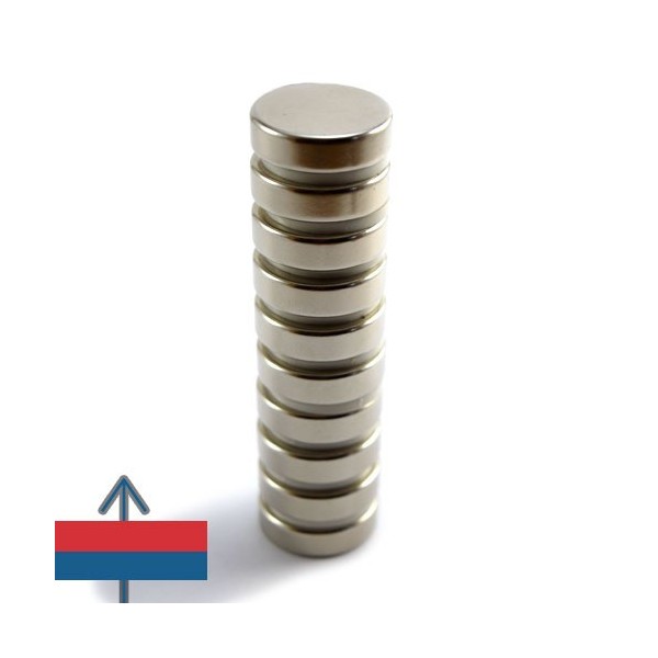 Неодимов магнит диск 25 x 0,7 мм 5