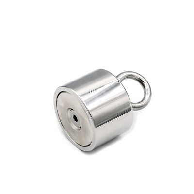 Magnet fishing 360° D 65 x H 45 mm - forță 440/110 kg - spate