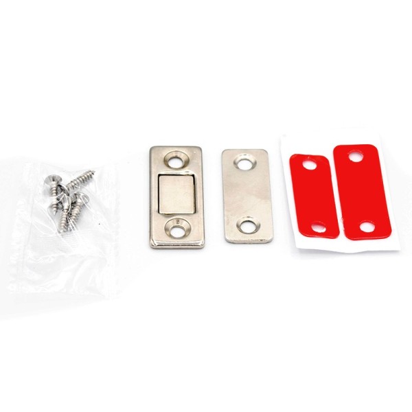 Închizător magnetic ultra subțire din oțel pt. uși de mobilier 41 x 17 x 2,3