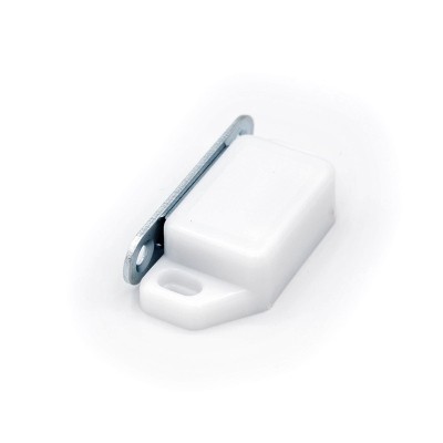 Închizător magnetic din plastic pt. uși de mobilier 58 x 26 x 15 lateral