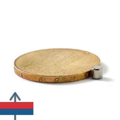 Magnet neodim cilindru 03 x 03 mm 2