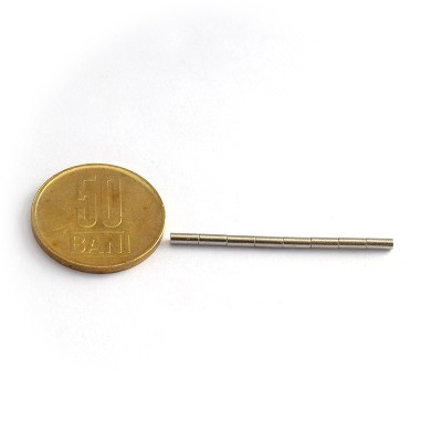 Magnet neodim cilindru 2 x 5 mm - N50 grup sugereaza magnetizarea