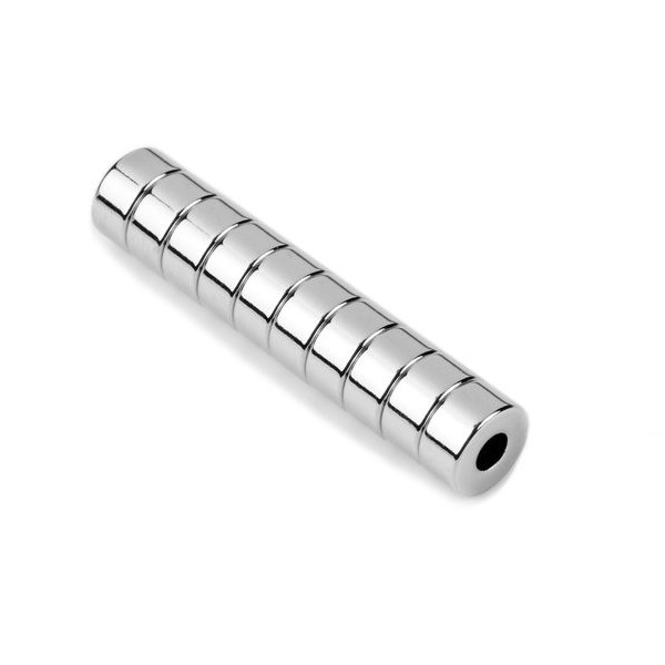 Неодимов магнит пръстен 10 x 4 x 5 мм комплект