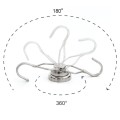 Неодимов магнит тенджера Ø42 мм с въртяща се кука / закачалка с 2 степени на свобода 180° / 360° - въртене на куката