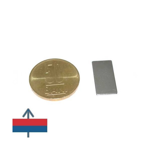 Неодимов магнит блок 20 x 10 x 0.1 мм 4