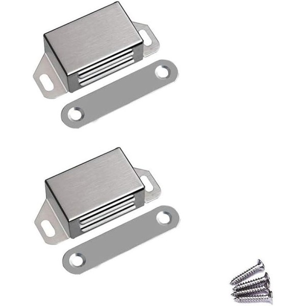 Магнитен затвор от стомана за мебели 53 x 25 x 13,5 мм - 2 броя