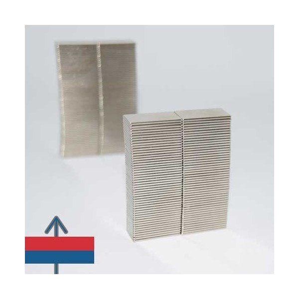 Неодимов магнит блок 20 x 10 x 0.1 мм 8