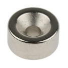 Magnet neodim inel 22 x 6,5 x 10 mm cu șanfren N52