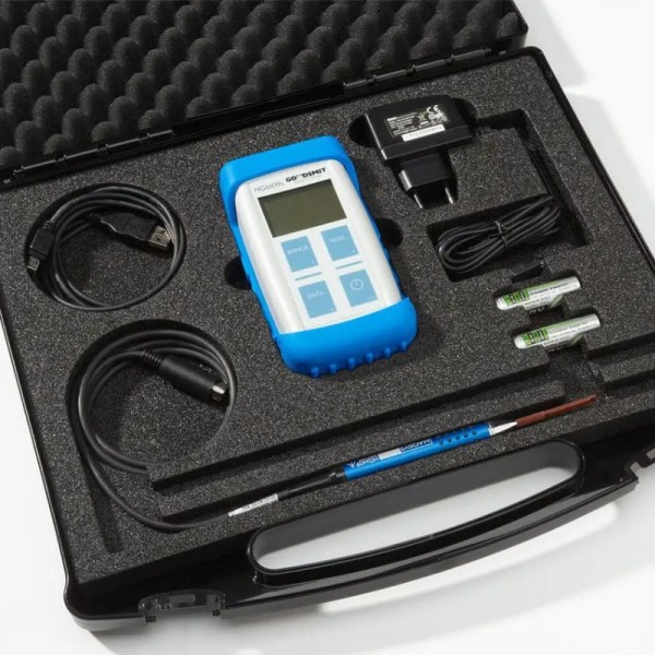 Gaussmetru profesional HGM09s, inclusiv sondă transversală standard - în trusă