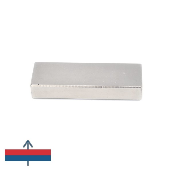 Magnet neodim bloc 60 x 20 x 10 mm N52 - cu magnetizare