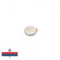 Magnet neodim disc 12 x 1,5 mm autoadeziv cu magnetizare